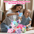 5 Set 16 Inch Mommy 4 Set Pieces Caticorn Plush Toy Cat Unicorn Stuffed Animal with Cute Plush Baby Kittens Pastel