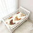 CZXW 52" 28" Farmhouse Roosters Crib Sheets Fitted x Natural Cotton Soft & Breathable for Baby Crib Mattress