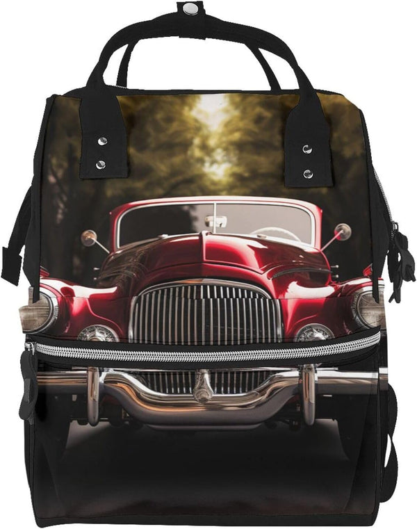 HJTRW Diaper Bag Backpack for Women Waterproof Mummy Backpack Large Nappy Bag Classic