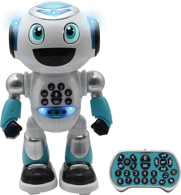 LEXiBOOK Powerman Advance - Interactive Remote Control Robot, Educational Toy for Children, Walks, Dances, Tells Stories