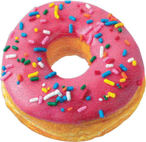 Galison Daily Special 2-in-1 Shaped Puzzle Set, 625 Pieces Total – Two Puzzles Featuring a Donut and Coffee