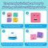 SetWooden 3+ Face Changing Building Block Word Spelling Game Two-Piece Expression Letter Puzzle Cubes Board Game