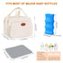 Pack, PIIOSER Breastmilk Cooler Travel Bag with Ice Compatible with Wearable Breast Pumps & Accessories - Breastfeeding
