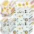 40 pcs Disposable Bibs and Placemats for Baby, Leak Proof Travel Feeding Bibs and Place Mats for Infants and Toddlers