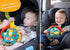 KiddoLab Steering Wheel Toy with Music, Lights, Sounds & Flip Up Mirror for Crib & Stroller