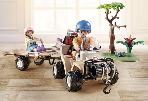 Playset Animal Rescue Quad from Playmobil Wiltopia