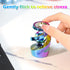 Rainbow Kinetic Spinning Desk Fidget Ball - Metal Stress Relief Toy for Adults