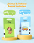 Talking Flash Cards for Toddlers 1-4 Years - Language Learning Toys, Pocket Speech Therapy Toys with 224 Words