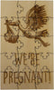We're Pregnant 15 Piece Basswood Jigsaw Puzzle - Surprise Pregnancy Announcement