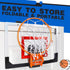 TOY Life Indoor Basketball Hoop for Kids, Over The Door Mini Hoop with 4 Balls, Basketball Toy for Teens and Adults