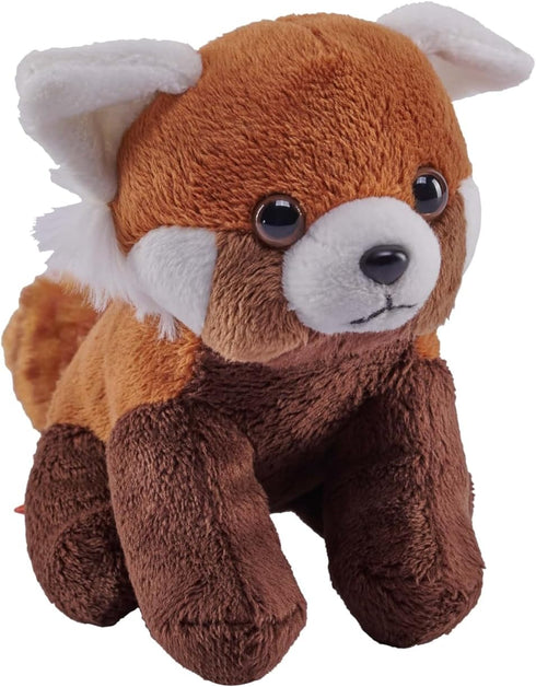 Wild Republic Pocketkins Eco Red Panda, Stuffed Animal, 5 Inches, Plush Toy, Made from Recycled Materials, Eco Friendly
