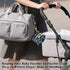 YETTASBIN Butterfly Portable Pacifier Holder Case with Metal Hook Buckle & Zipper for Diaper Bag and Stroller