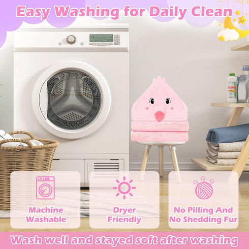 Sublaga 8 Set, Set, 2 32x32 6 Pcs Baby Towel Soft Baby Bath Towels and Washcloths Pcs in Cute Baby Towel with Hood