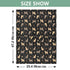 DOMIKING Leopard Cats Black Print Baby Car Seat Cover Breathable Infant Car Seat Cover for Babies Lightweight Carseat