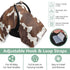 Dalzium Brown and White Cow Print Car Seat Cover Baby, Carseat Canopy Cover for Girl Boy, Breathable Baby Carrier Cover