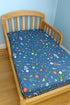 Set Set Mattress,1 (28"x52") Fitted Crib Sheets,Organic Sheet for Toddler Mattress, Turkish Cotton Mini Crib Sheets