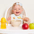 Zainpe 6Pcs Snap Muslin Cotton Baby Bibs - White Adjustable Feeding Bibs for 3 to 36 Months