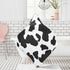 WELLDAY 30x30 Inch Cow Patter Black White Print Baby Towel Ultra Soft Hooded Towels for Babies - Ultra Absorbent Cotton