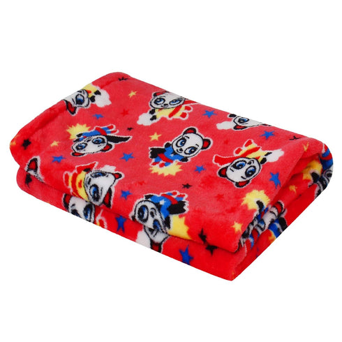 MY NEWBORN (97cm x78cm)(Pink-SoftySpread) Baby Softy Fleece Blanket/Wrapper/Sleeping Sheet
