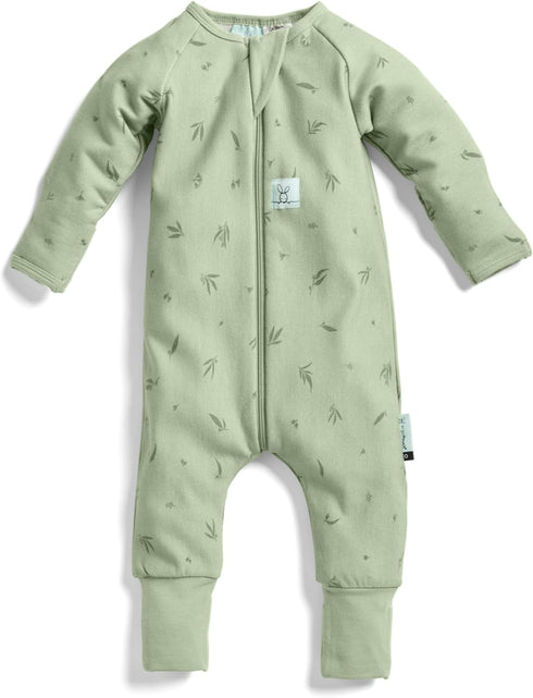 ergoPouch Long Sleeve Romper Slim-Fit Baby Pajamas & Sleep Layer with Front