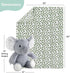Set, The Peanutshell Blanket Gift Ellie Plush Elephant Stuffed Animal Toy for Boys, Girls, Cute Elephant Plushies