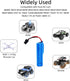 3.7V Li-ion Battery 1200mAh - 2 Pack Rechargeable Batteries with USB Charger for Remote Control Cars