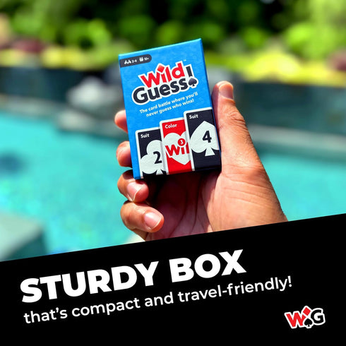 Wild Guess! 2 4 10+ Insanely Competitive, Fast-Paced Card Game for to Players Guess, Pass & Block Your Way to Victory