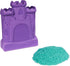 Kinetic Sand Castle Case with 1lb Teal Play Sand, Sensory Toys for Kids Ages 3 and Up, Multipurpose Storage Container