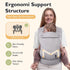 mommore Baby Carrier Newborn to Toddler, Ergonomic Baby Infant Carrier with Lumbar Support, Comfort with Adjustable