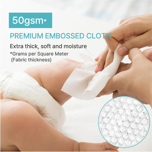#1 (640 Count 8 Packs) BEBESUP- Korea's Light Baby Wipes - Safe even for Atopic Skin Hypoallergenic Water-Based