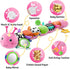 Tummy 3 6 12 LIGHTDESIRE Baby Toys Musical Caterpillar,Infant Toys Stuffed Animals with Ruler Design,Mirror,Pull