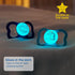 MAM Air Day & Night Baby Pacifier, Glows in The Dark for Sensitive Skin, 3 Pack (6-16 Months, Boy)