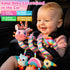 0-6 Car Seat Toys for Infants months, Spiral Hanging Crib Stroller Activity Toys with Rattles, Baby Car Seat