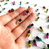 Peachcor (1mtr) Christmas Lights String of Miniature, Dollhouse Miniature Fake Light, Christmas Tree Fairy Lights
