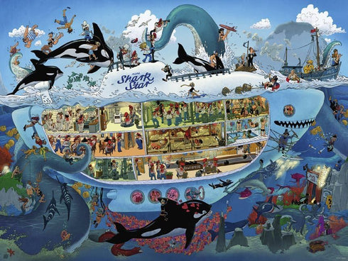 Heye HY29925 Triangular Puzzles - 1500 Piece Submarine Fun