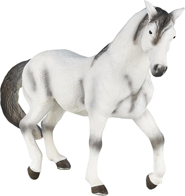 MOJO Andalusian Grey Realistic Horse Toy Replica - Hand Painted Figurine