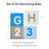 36 0-9, 74 74 (36 3 Tadpoles Foam Playmats for Kids, Interlocking Tiles Teach the ABCs and Numbers Total Floor Coverage
