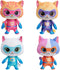 YXCTZKVX Super Cat Plush Toy Set of 4 Soft Stuffed Animals Sparks, Buddy,