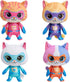 YXCTZKVX Super Cat Plush Toy Set of 4 Soft Stuffed Animals Sparks, Buddy,