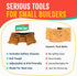 SparkJump Kids Brown Tool Belt, Adjustable Tool Belt for Toddlers and Kids, Dress-Up Construction Costume for DIY