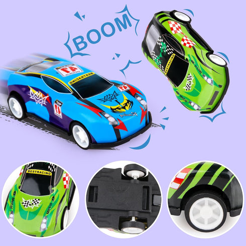 28 3-8, Pcs Pull Back Cars for Kids, Mini Vehicles Toy Bulk Party Favor Racing Cars Toys for Toddlers Boys Girls Ages