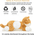 19 inch 3 lbs Cat Weighted Stuffed Animals, Realistic Weighted Cat Stuffed Animal, Sensory Comfort Plush Throw Pillow