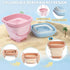 Set 3-10, 3 Pack Set Dreamon Beach Toys for Kids Collapsible Sand Buckets with Beach Molds and Mesh Bag, Shovels Sand