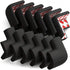 DYKESON Soft Corner Protector - Baby Safety Cushion & Corner Bumpers, Table Edge Protector, 12 Pack, Black