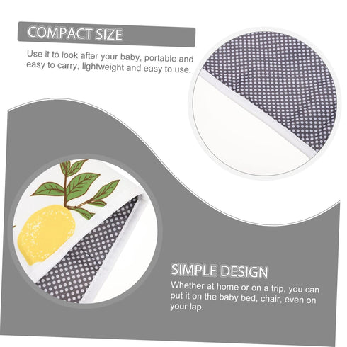 Portable Changing Pad Boy Girl Urinal Mat Lightweight Travel Diaper Cushion for Easy Use Anywhere Convenient