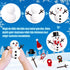 36 Pack Stocking Stuffers for Kids,Christmas Crafts for Kids Bulk,Build a Snowman Crafts Kit Modeling Clay