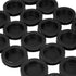 20 Pieces Piggy Bank Plug Stopper Cover, Black Rubber Round Plug, 37 mm Diameter