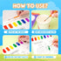 1-3, 2-4, 4-6, 5 YPLUS Paint with Water Books for Toddlers, Art Craft Toys Watercolor Painting Paper, Gift for Kids