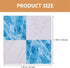 Doll House Furniture 27pcs Miniature Mosaic Floor Tile Sheet Miniature Flooring Simulation Mini Doll House Accessories for - Blue and White Tile Flooring