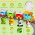 1 2 3 Set Counting, 18M+ Toddler Toys for Year Old, Electric Farm Animal Train with Music, Lights & Steam, Montessori